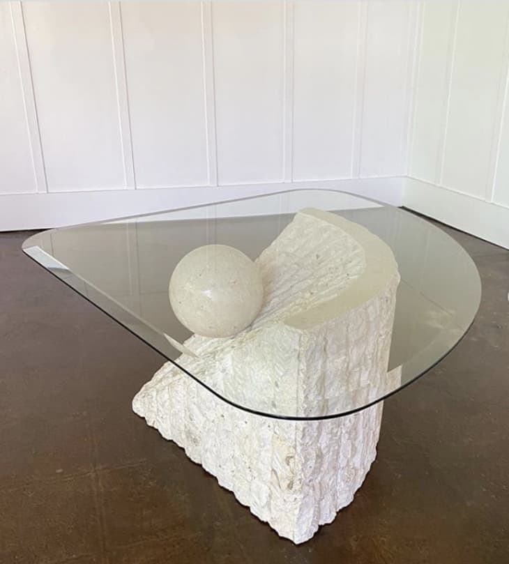 Tessellated stone store tables